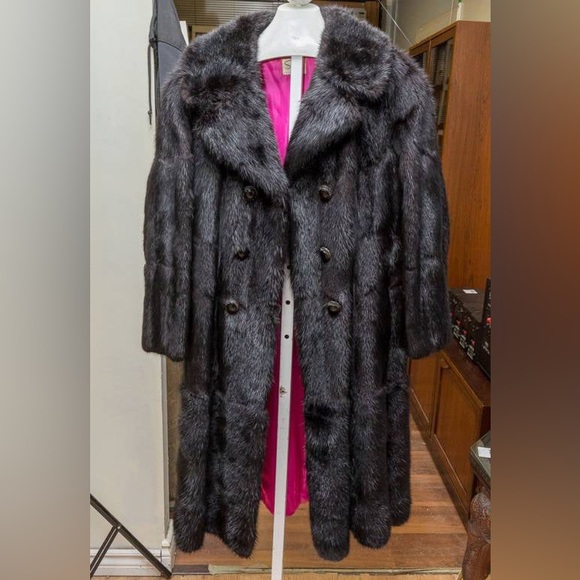 Simpsons Jackets & Blazers - Chic Black Mink Fur Jacket